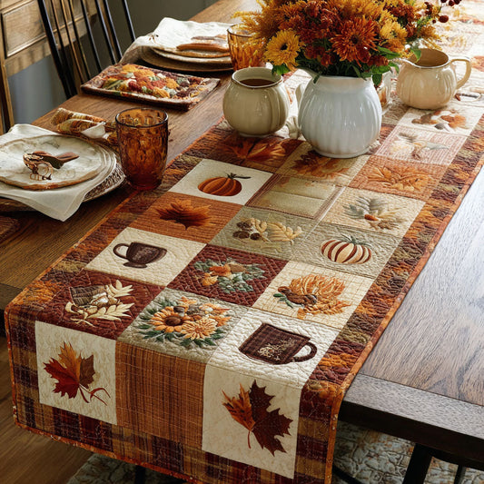Crisp Air Quilted Table Runner NCU0PTT578