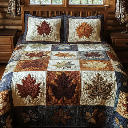 Crisp Days 3-Piece Quilted Bedding Set NCU0DV499