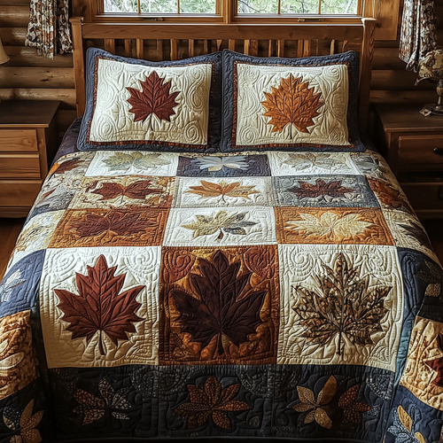 Crisp Days 3-Piece Quilted Bedding Set NCU0DV499
