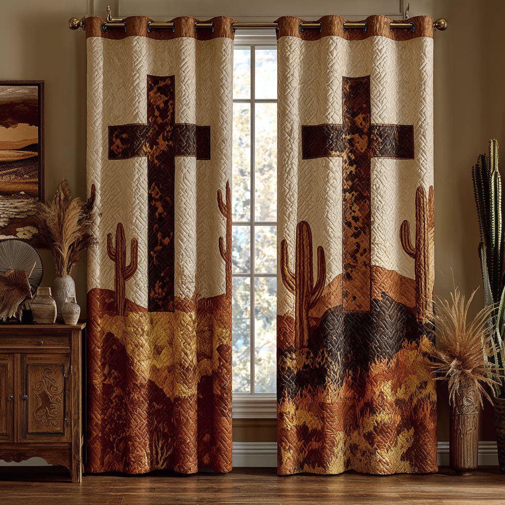 Crossroads of the West Quilted Curtains NCU0PTT2709