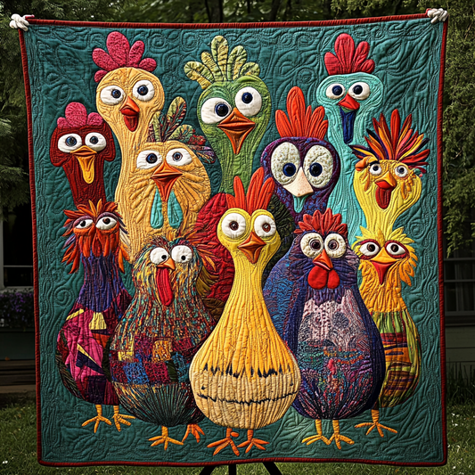 Crowing Colors Quilted Blanket NCU0VH757