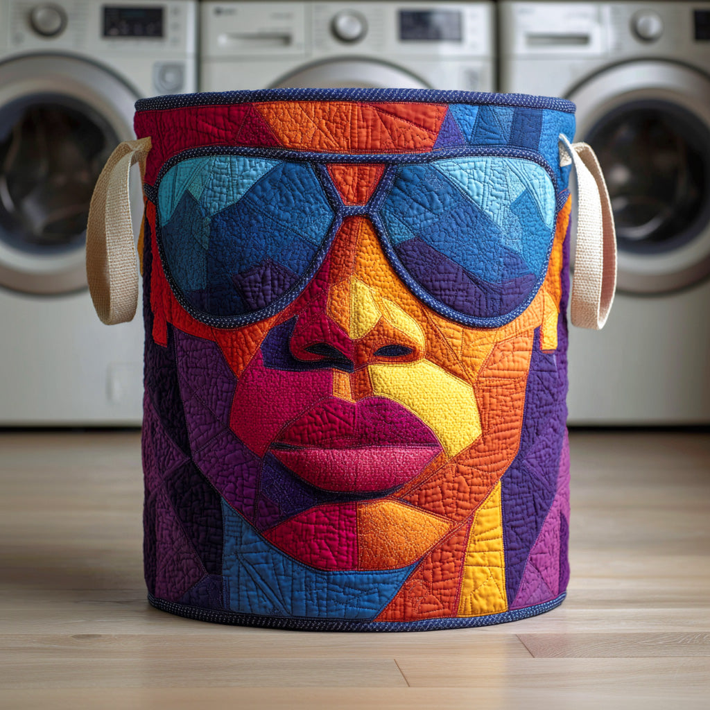 Crowned in Color Quilted Laundry Basket NCU0NTD715