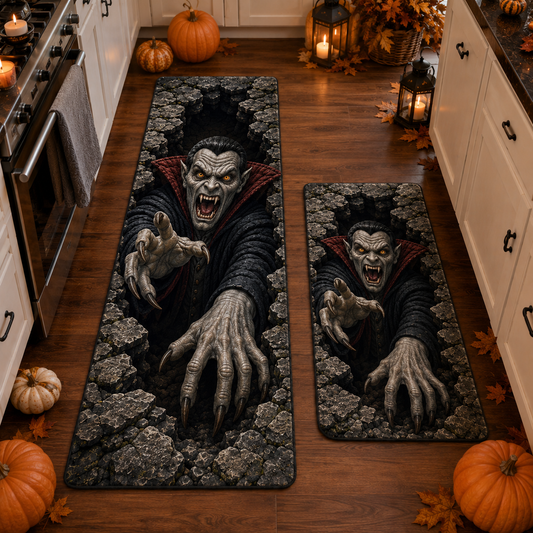 Crypt Fiend Kitchen Area Rug NCU0DV2309
