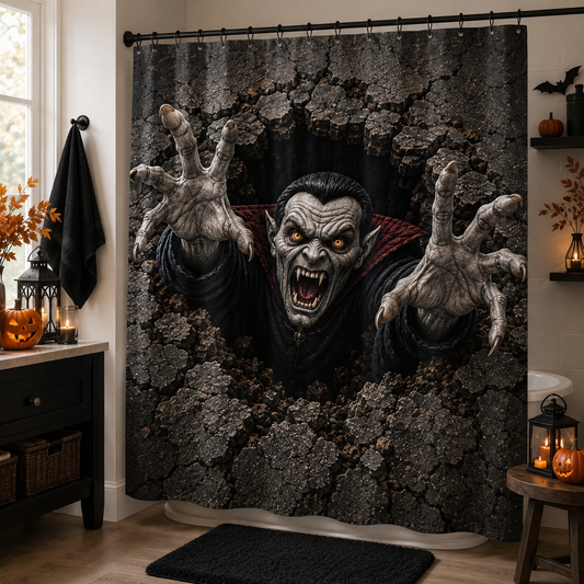 Crypt Fiend Shower Curtain NCU0DV2309
