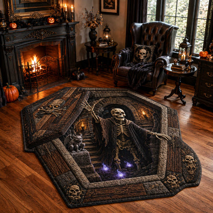 Crypt Entrance Custom Shape Area Rug NCU0NTD2196