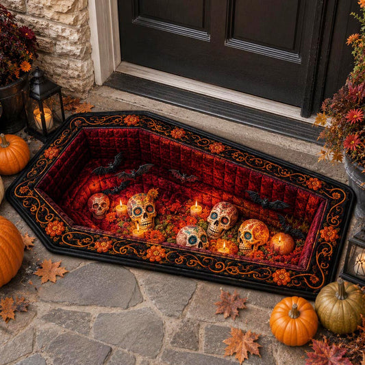 Crypt of Skulls Custom Shape Doormat NCU0DV2319