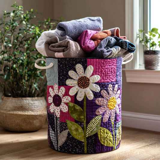 Cuddle Garden Quilted Laundry Basket NCU0PTT891