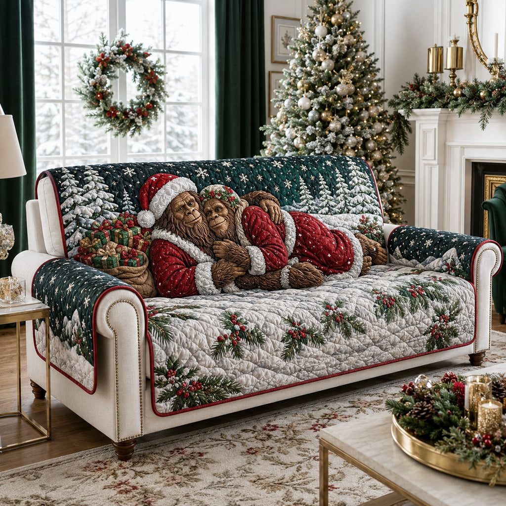 Cuddle Pair Bigfoot Quilted Sofa Cover NCU0HNH1252