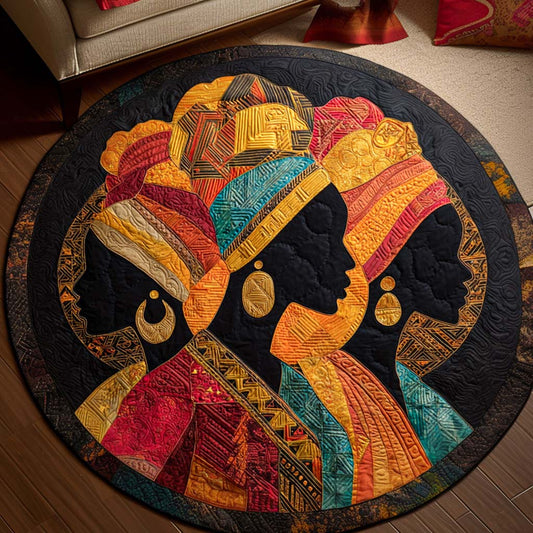 Cultural Harmony Quilted Round Mat NCU0NNT2040