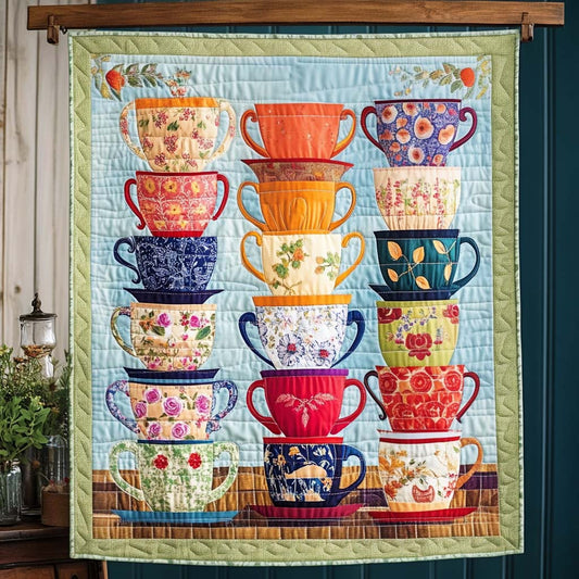 Cup Tower Quilted Blanket NCU0NT885