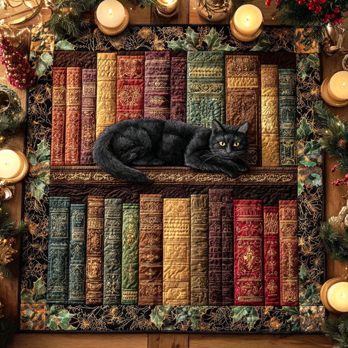 Curled Cat Quilted Table Topper NCU0NTV625