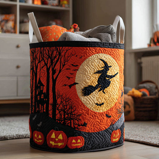 Cursed Moonlight Quilted Laundry Basket NCU0PTT1199