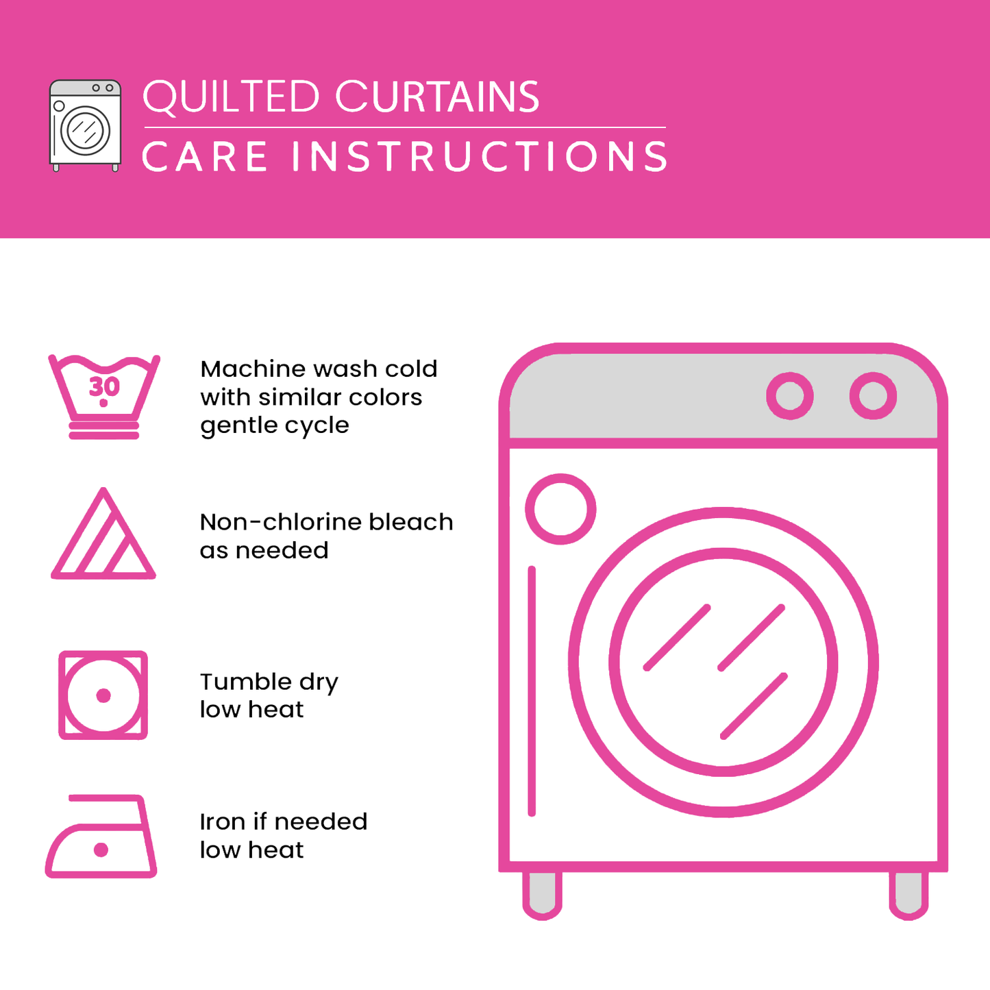 Trailmaster Quilted Curtains NCU0PTT2070