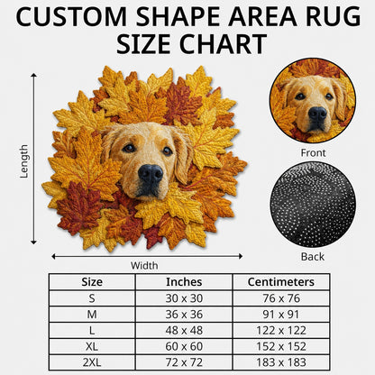 Fall Truck Trio Custom Shape Area Rug NCU0PVL877