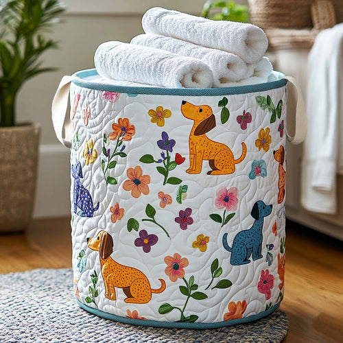 Dachshund Cutie Quilted Laundry Basket NCU0NNL067