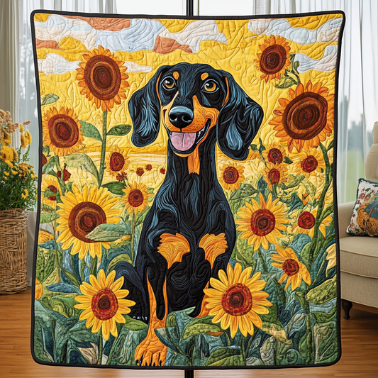 Dachshund Dreams Quilted Blanket NCU0NVH865