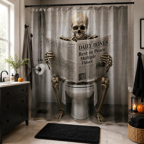 Daily Bones Shower Curtain NCU0DV2391