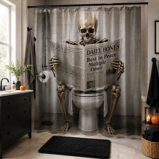 Daily Bones Shower Curtain NCU0DV2391