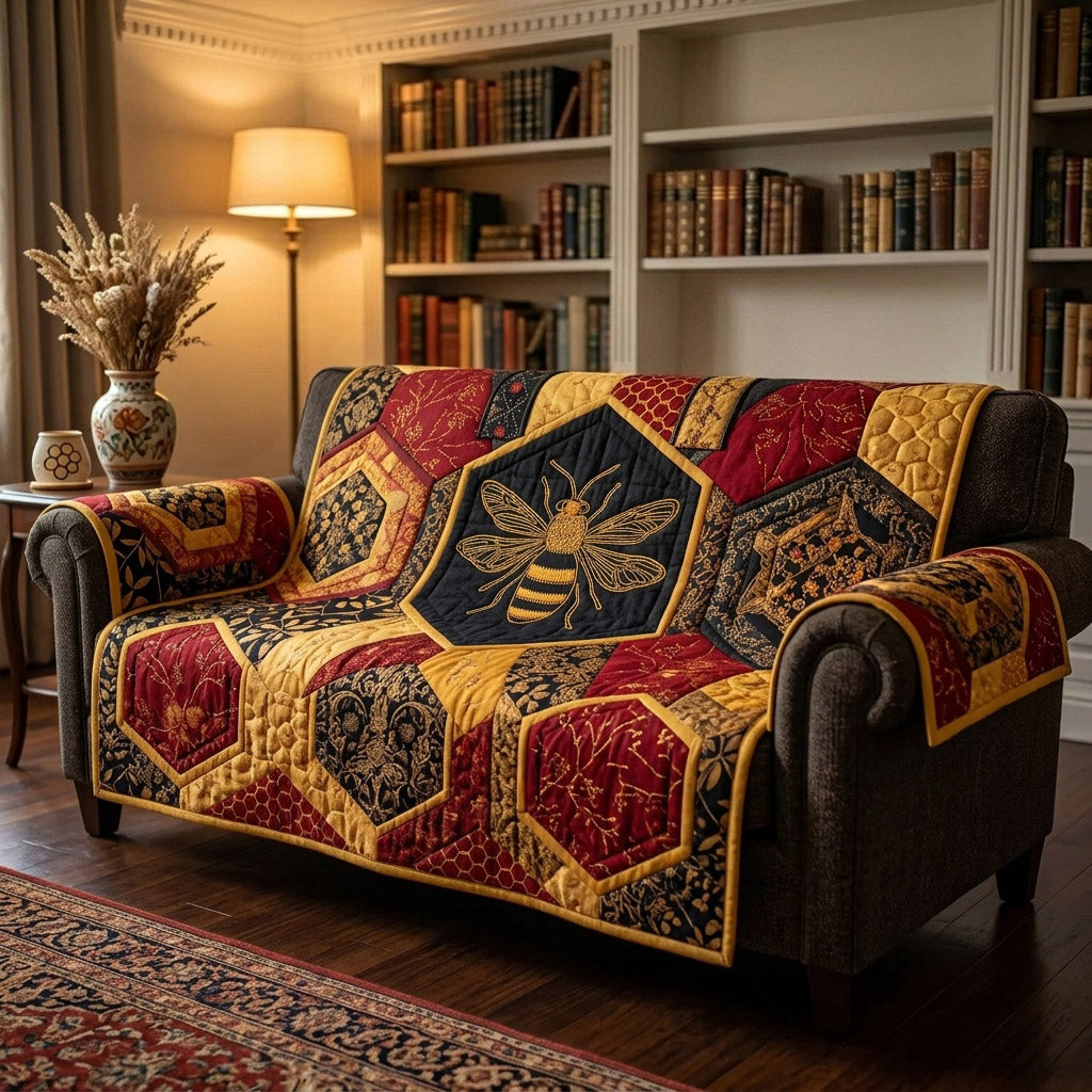 Daisy Bee Serenade Quilted Sofa Cover NCU0HNH1168