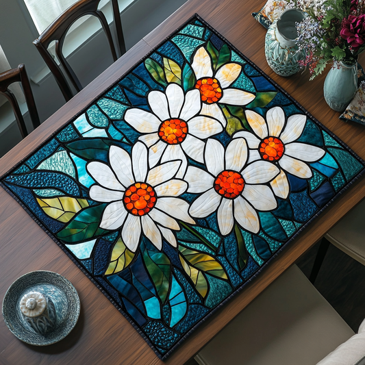 Daisy Meadow Quilted Table Topper NCU0DDK735