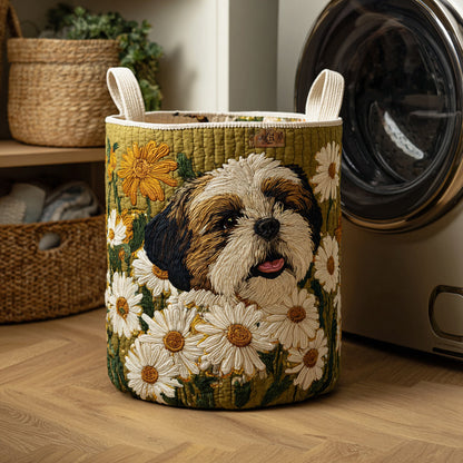 Daisy Shih Tzu Quilted Table Runner NCU0HNH707