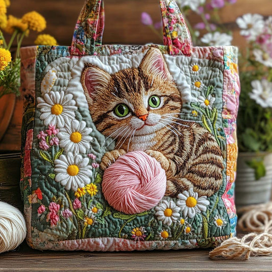 Daisy Whiskers Quilted Tote Bag NCU0NXD605