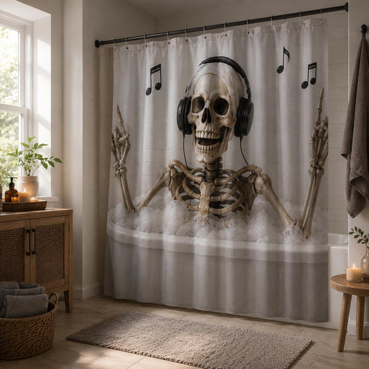 Dancing Skeleton Shower Curtain NCU0DV2390