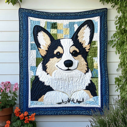 Dapper Pup Quilted Blanket NCU0NNT668