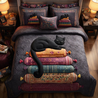 Dark Wisdom 3-Piece Quilted Bedding Set NCU0NTV232