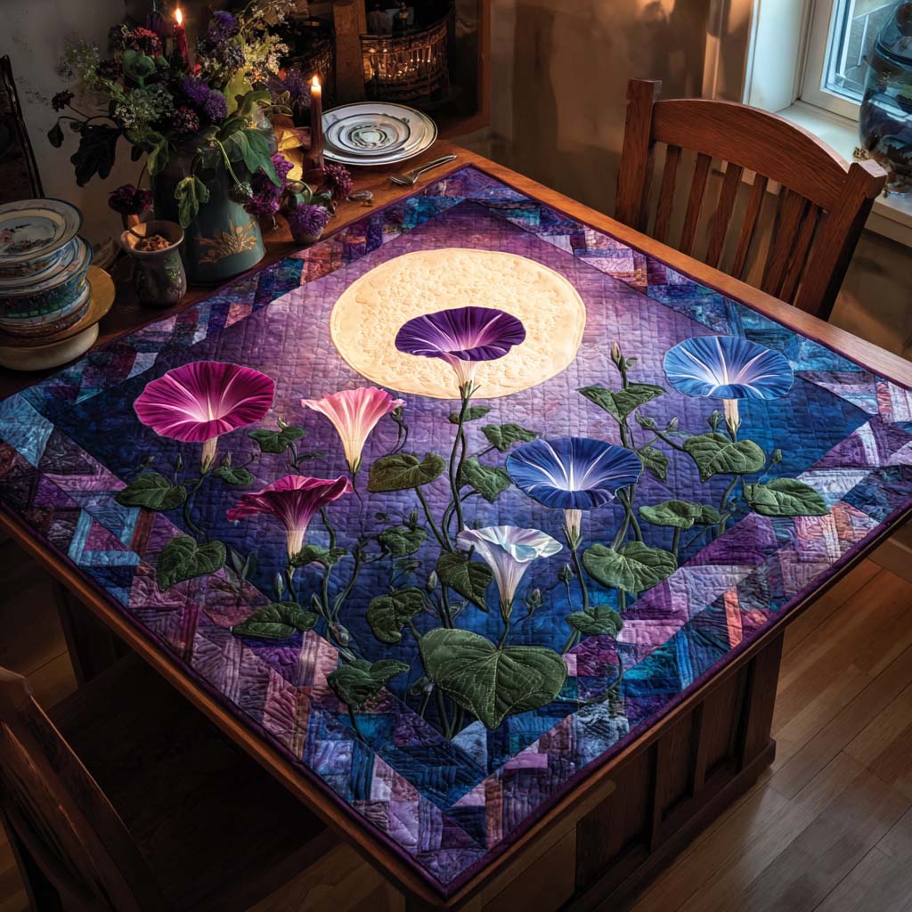 Dawn Blossoms Quilted Table Topper NCU0NNT1678