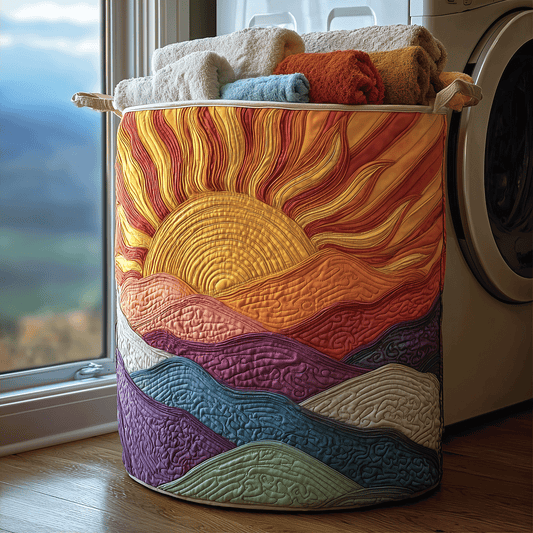 Dawn Horizon Quilted Laundry Basket NCU0TH2925