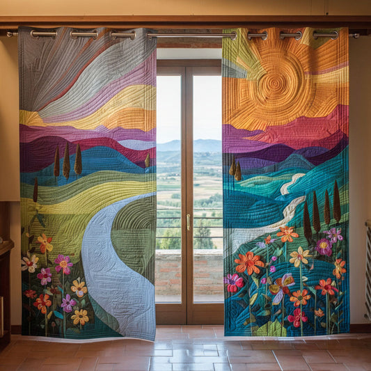 Daybreak Dream Quilted Curtains NCU0PTT2116