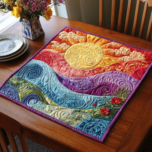 Daybreak Fields Quilted Table Topper NCU0PVL453