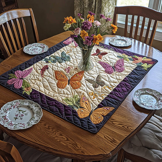 Daydream Wings Quilted Table Topper NCU0DV656