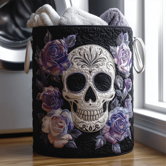 Death Blossom Quilted Laundry Basket NCU0TH3138