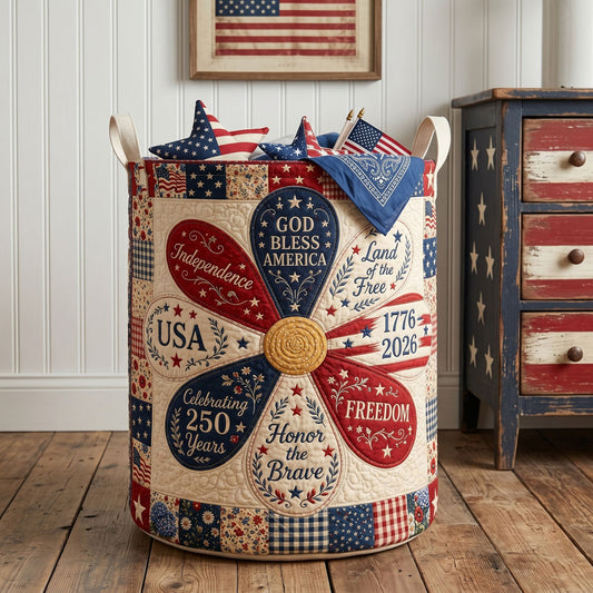 Declaration of Daisy Quilted Laundry Basket NCU0PTT3113