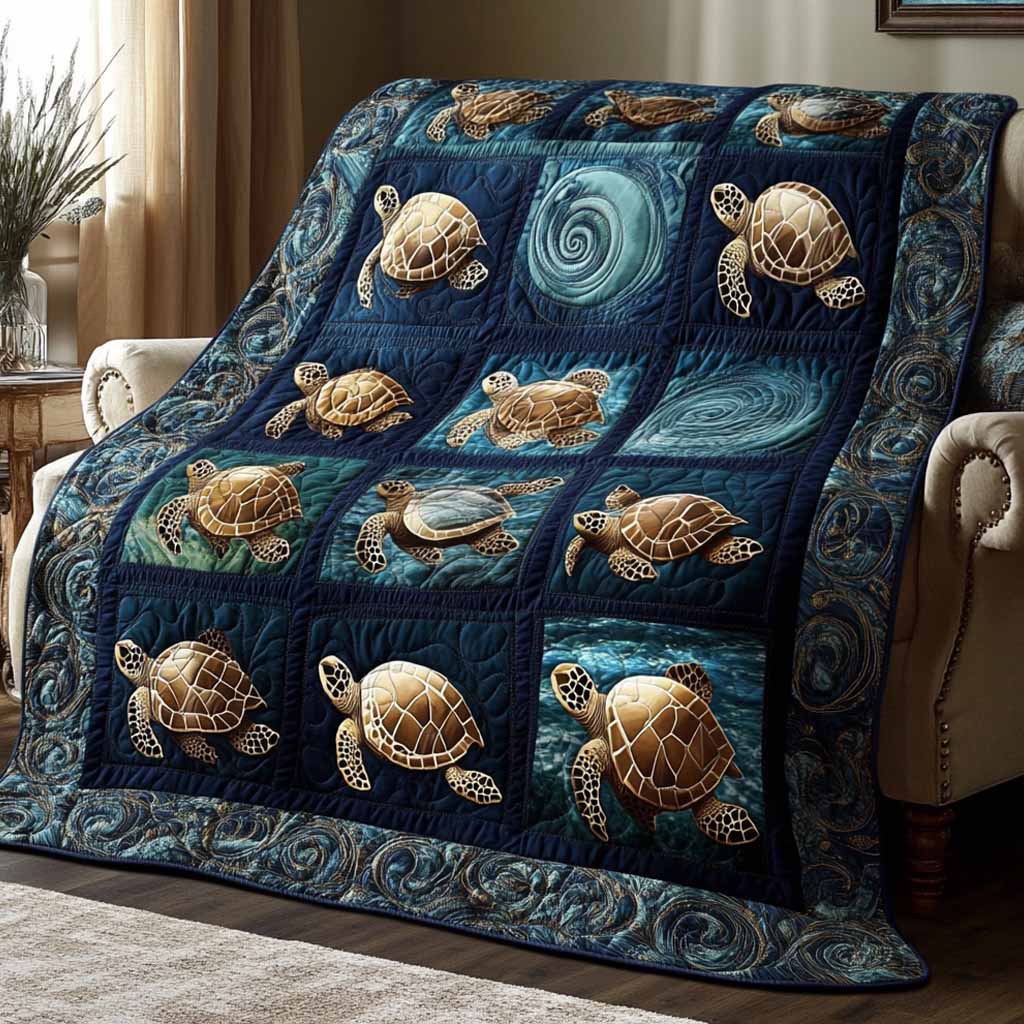Deep Current Quilted Blanket NCU0NXD1765