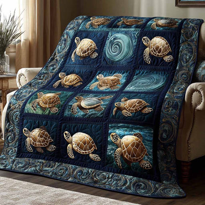 Deep Current Quilted Blanket NCU0NXD1765