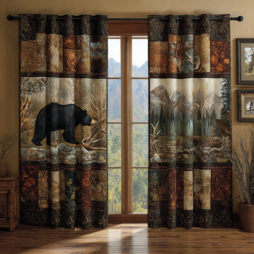 Deep Forest Trail Quilted Curtains NCU0PTT2052