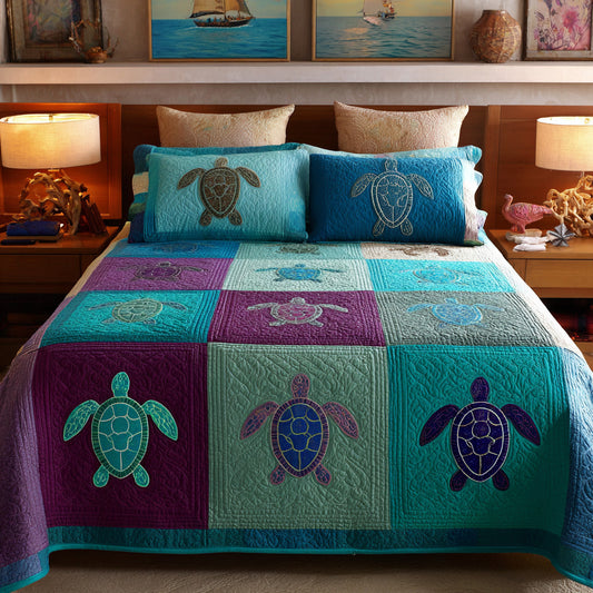 Deep Sea Quilted Blanket NCU0LDH800