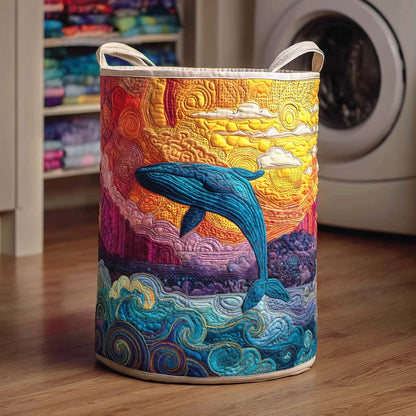 Deep Tide Quilted Laundry Basket NCU0NTD094