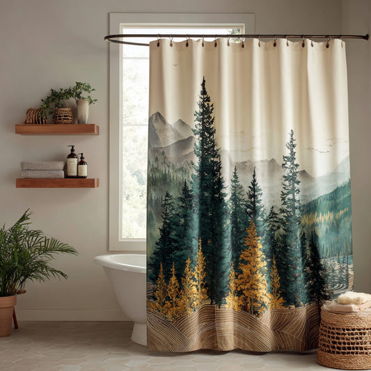 Deep Woods Shower Curtain NCU0DV1887