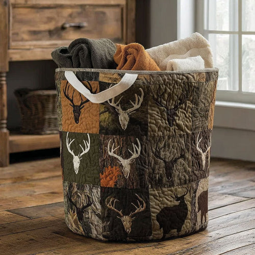 Deepwood Trophy Quilted Laundry Basket NCU0PTT1879