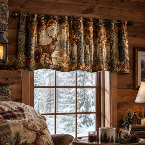 Deer Haven Quilted Valance NCU0DDK1937