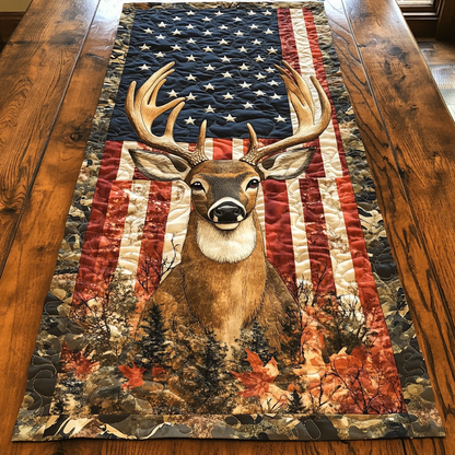 Deer Essence Quilted Table Runner NCU0DDK1447