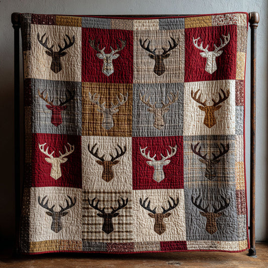 Deer Haven Quilted Blanket NCU0DDK2320