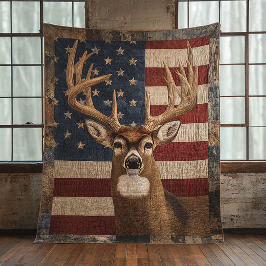 Deer Horizon Quilted Blanket NCU0DDK2102