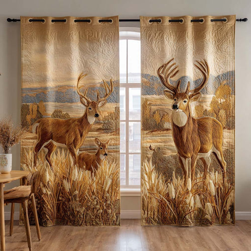 Deer Peak Quilted Curtains NCU0NNT2395