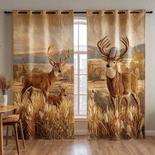 Deer Peak Quilted Curtains NCU0NNT2395