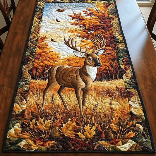 Deer Spirit Quilted Table Runner NCU0DDK1445